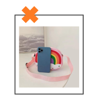 Regenboog crossbody tas